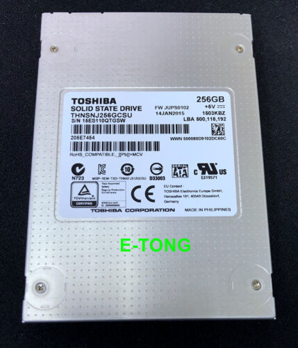 TOSHIBA SSD 256 GB SATA 6Gb/s 2.5" HG6 THNSNJ256GCSU Escritorio/Portátil Probado R/W