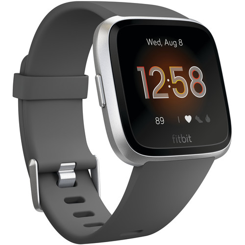 Fitbit Versa Lite Edition Smartwatch Charcoal.
