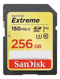 SanDisk Tarjeta de memoria Extreme SDXC UHS-I de 256GB tarjeta-SDSDXV5-256G-GNCIN