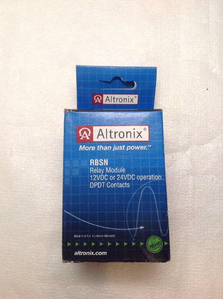 ALTRONIX RBSN RELAY MODULE 12-24 VDC DPDT CONTACTS