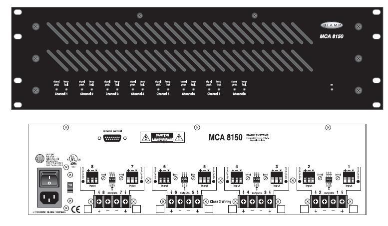 BIAMP MCA 8150 power amplifier.