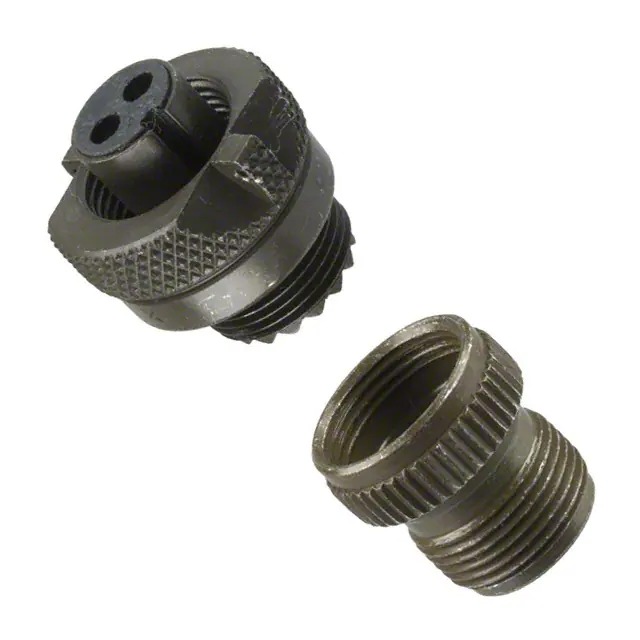 CONECTOR CIRCULAR TAMAÑO 10SL 2 POSICIONES, CABLE, ESPECIFICACIONES MILITARES: SERIE MIL-DTL-5015, CONECTOR CIRCULAR ESTILO CAJA