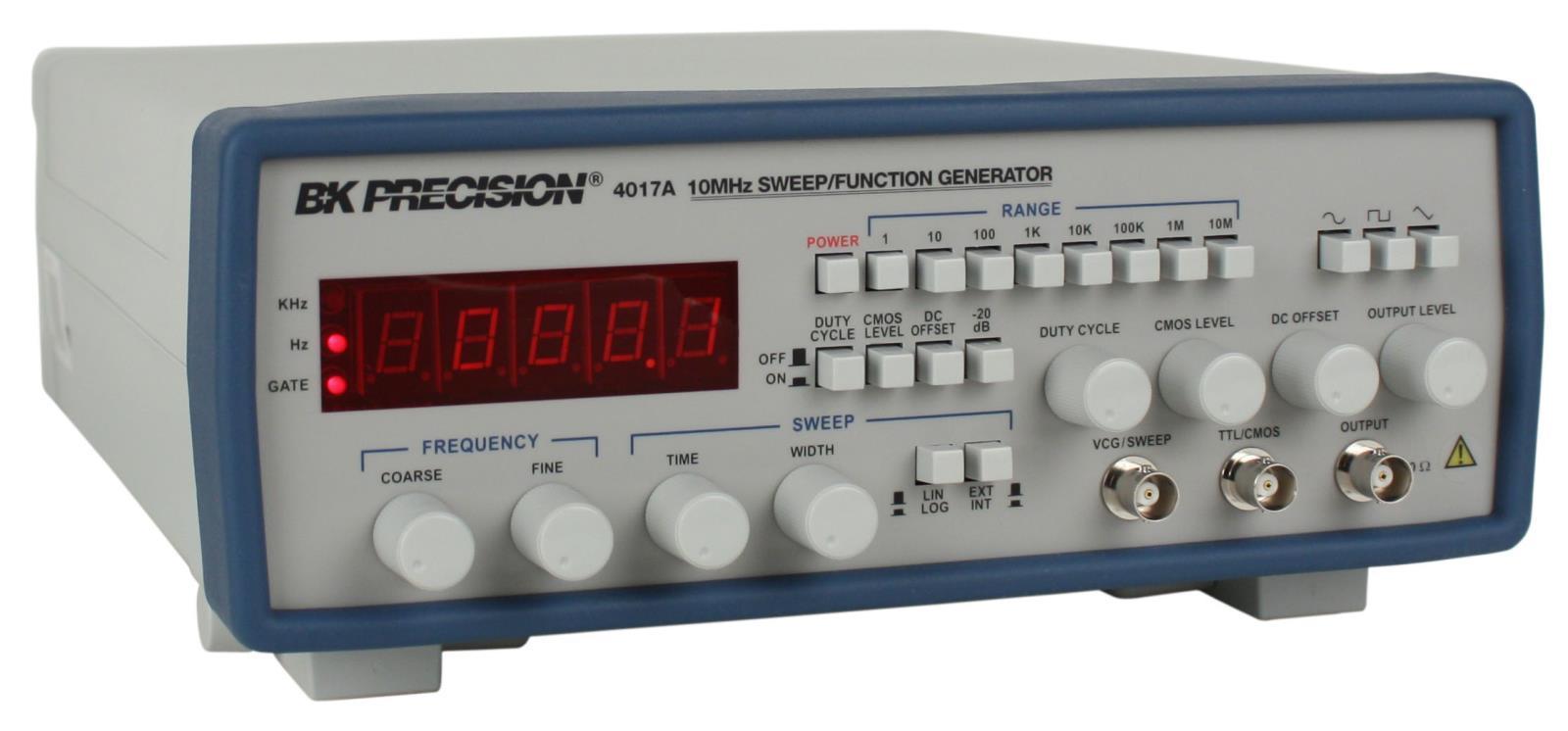 BK Precision 4017A nuevo Generador de funciones de 10 Mhz