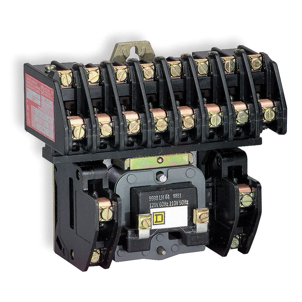 Contactor de iluminación,Altura 5 pulg.,Tipo de Contactor Mantenido Electricamente,Número de Polos 6,Voltaje de Bobina 277VCA,Tipo de Carcasa Abierto,Amperaje de Carga Total - Inductiva 30,Profundidad 3.12 pulg.,Ancho 4.25 pulg.,Hz 50/60,Amperaje de Carga