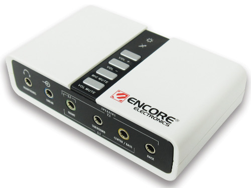 AUDIO BOX ENCORE ENMAB-8CM 7.1 CANALES USB