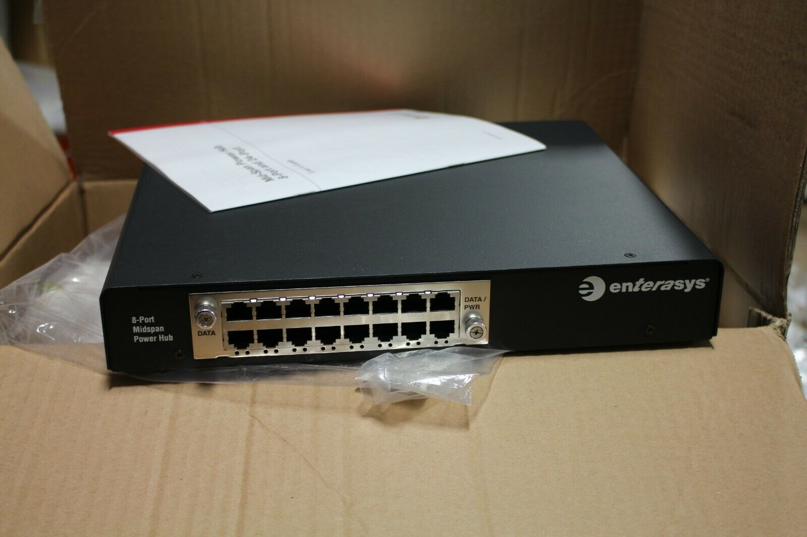 Enterasys Networks 8 puertos tramo medio Potencia Hub Ethernet