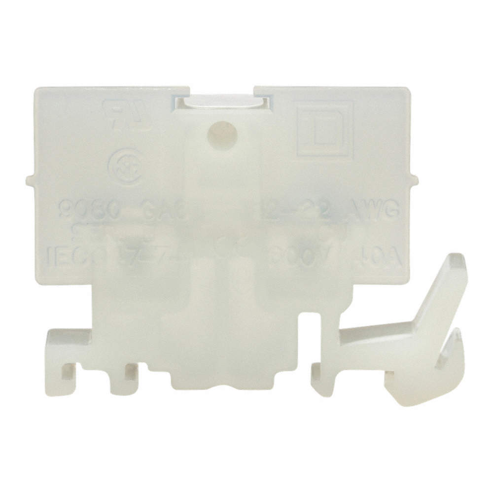 BLOQUE DE TERMINALES SQUARE D 9080GA6, 40 A, 22 AWG, 12 AWG 5B38