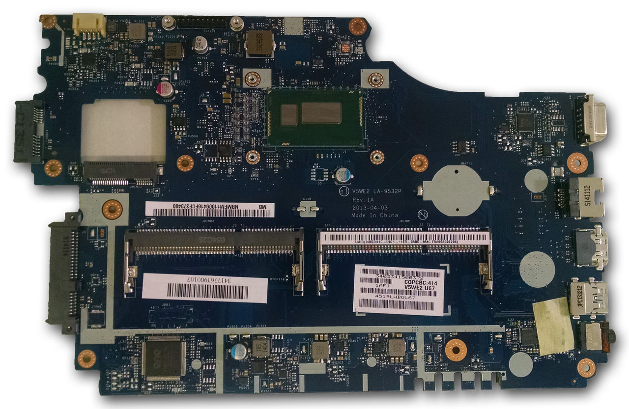 Acer Aspire E1-532 E1-532P Motherboard Intel 2955U V5WE2 LA-9532P NB.MFM11.009