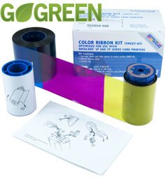Datacard YMCKT-KT Full-Color Ribbon Kit for SP55, SP75 printers - 300 prints/roll.