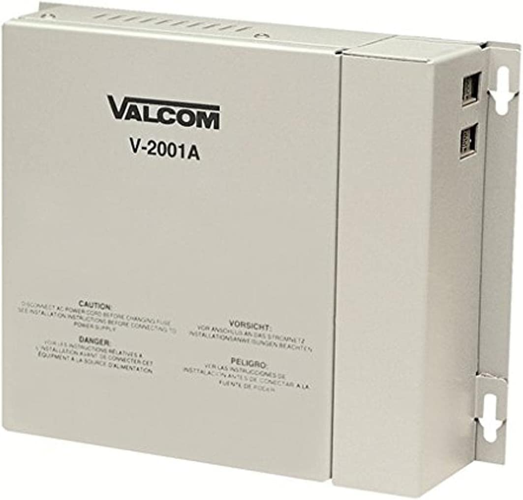 Valcom V-2001A - Control de página mejorado de 1 zona con potencia incorporada