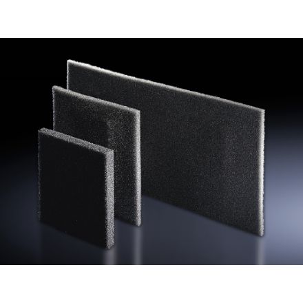 Rittal TopTherm 3294100 Filter Mat, For Use With Cooling Unit and Air/Air Heat Exchanger, Polyurethane Foamed Plastic
