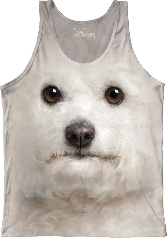Bichon Frise Face Mens Tank Top