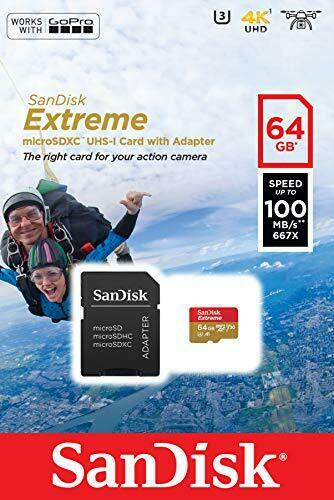 Sandisk Extreme, microSDHC, microSDXC Microsd de 64GB
