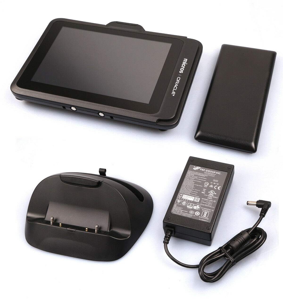 Micros Oracle DT Research DT317CR Mobile Tablet, Battery Y Cradle.