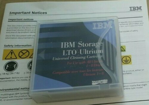 IBM LTO Cartucho de Limpieza 35L2086 LTO4 LTO5 LTO6 LTO7 LTO8