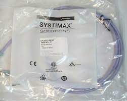 Cat 6 Modular Patch Cable, Commscope Systimax 7-FOOT Cord Lilac 360GS10E