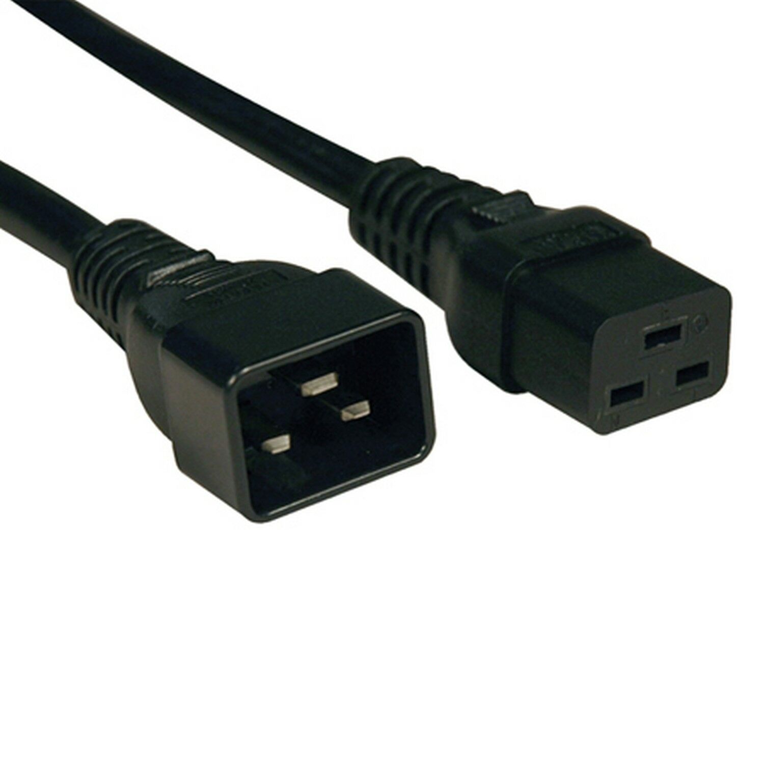 Cable de Alimentación, IEC 60320 C19, IEC 320 C20, 1.8 m, 20 A, 250 VAC, Negro