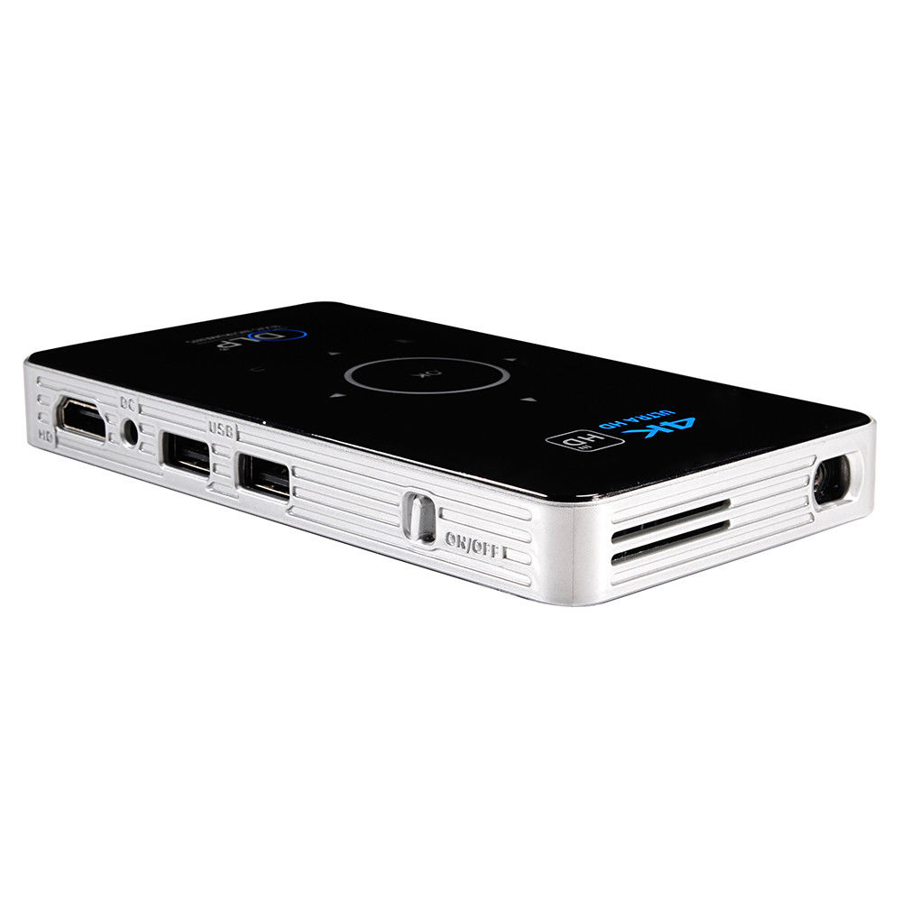 Mini Proyector Inteligente C6, soporte de DLP FULL HD 1080P, HDMI y Wi-Fi inalámbrica 1G + 8G