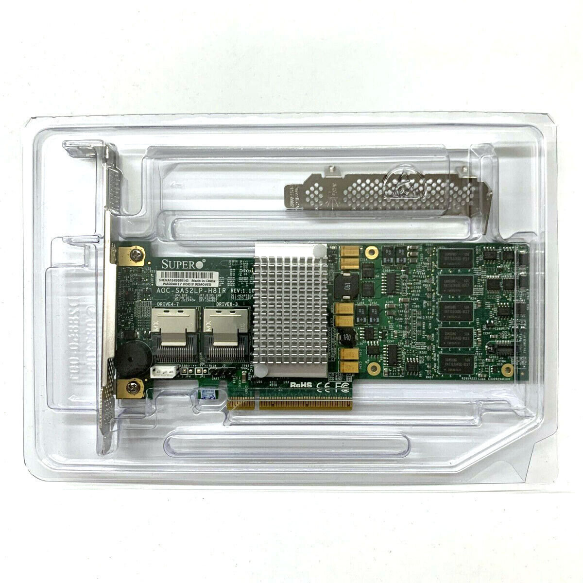 SUPERMICRO AOC-SAS2LP-H8IR 6GB/S SAS RAID ALTURA COMPLETA Y BAJO PERFIL SOPORTE