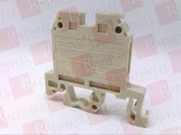 TERMINAL BLOCK DIN RAIL 20AMP 750V 2.5MM BEIGE  37061