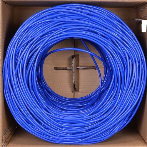 1000 304 meters Category 6 Cat6 Uncapped UTP Ethernet Patch Cable  Blue