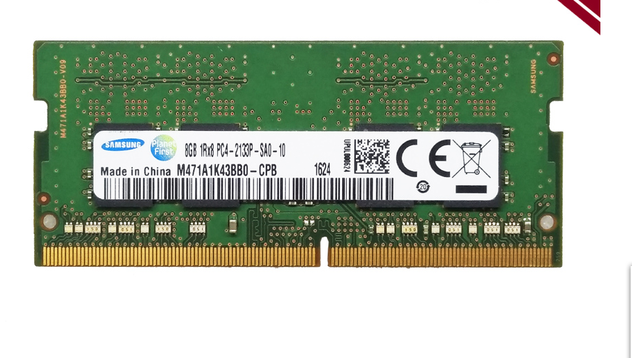 SAMSUNG MEMORY M471A1K43BB0-CPB 8GB DDR4 PC4-2133P-SA0-10 LAPTOP MEMORY