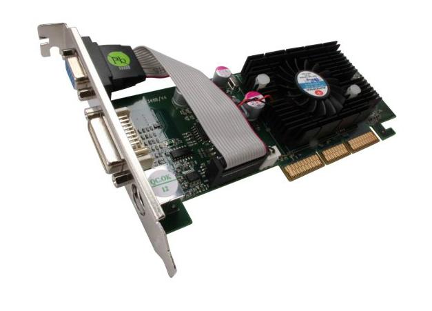 ATON 3DFORCE6200Xe GeForce 6200 512MB 64-bit DDR2 AGP 4X/8X Bajo Perfil de Tarjeta de vídeo listo