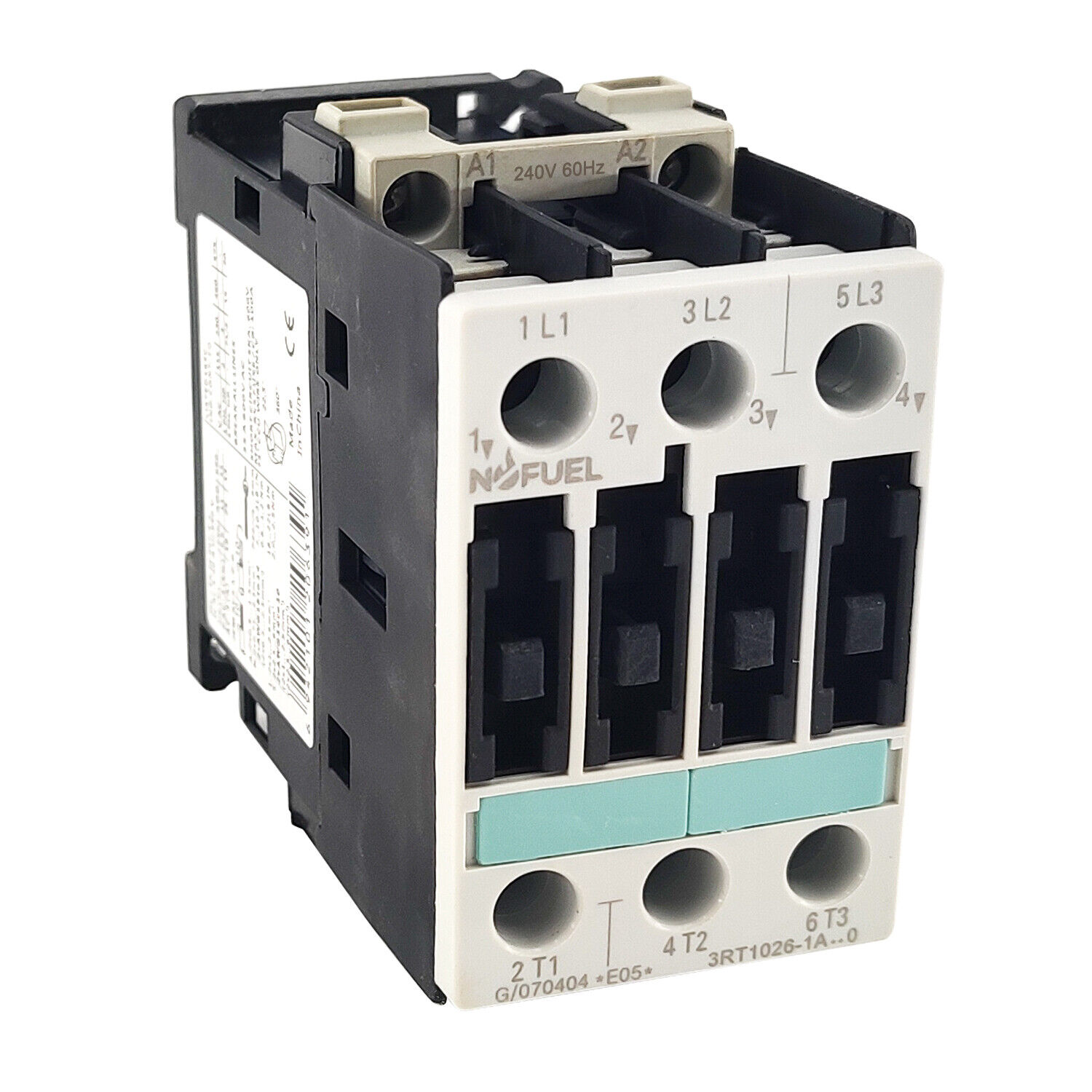 Contactor de CA 3RT1026-1AP60 240 V adecuado para Siemens SIRIUS 3RT1026-1AP60-
