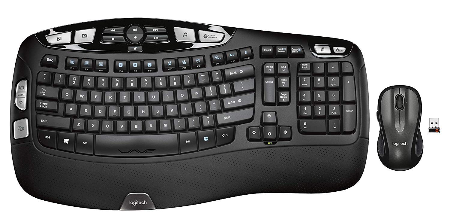Logitech MK550 Combo de teclado y mouse de onda inalámbrica.