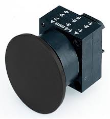 Siemens 3sb30001ga11 Push Button A Mushroom Black Dia 40mm