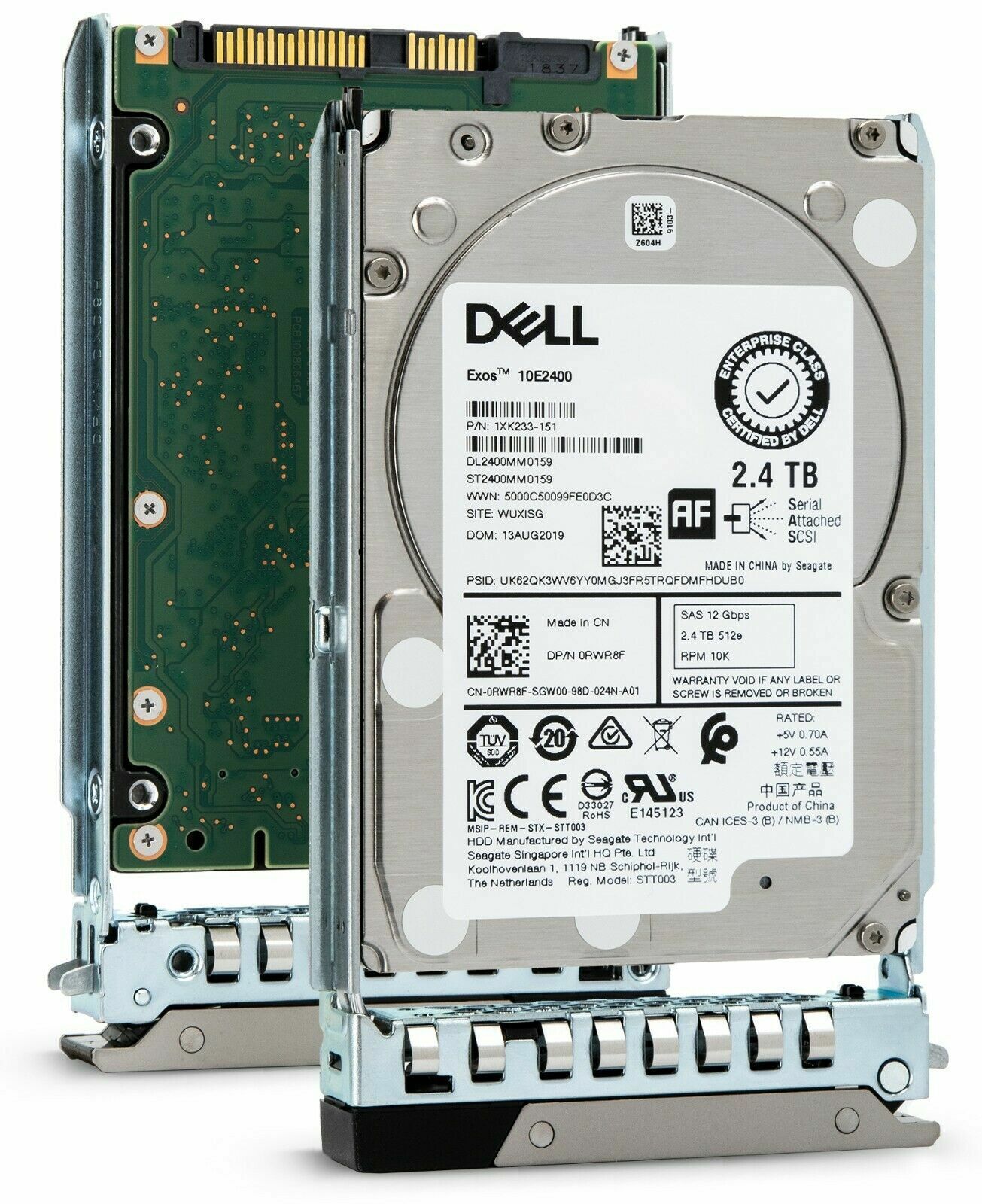 Disco Duro para Servidor Dell 401-ABHQ 2.4TB SAS Hot Plug 10000RPM 2.5" 12 Gbit/s