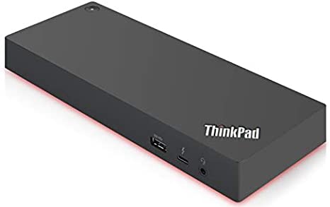 Lenovo USA ThinkPad Thunderbolt 3 Dock Gen 2 135W (40AN0135US) Capacidad de pantalla Dual UHD 4K, 2 HDMI, 2 DP, USB-C, USB 3.1, negro