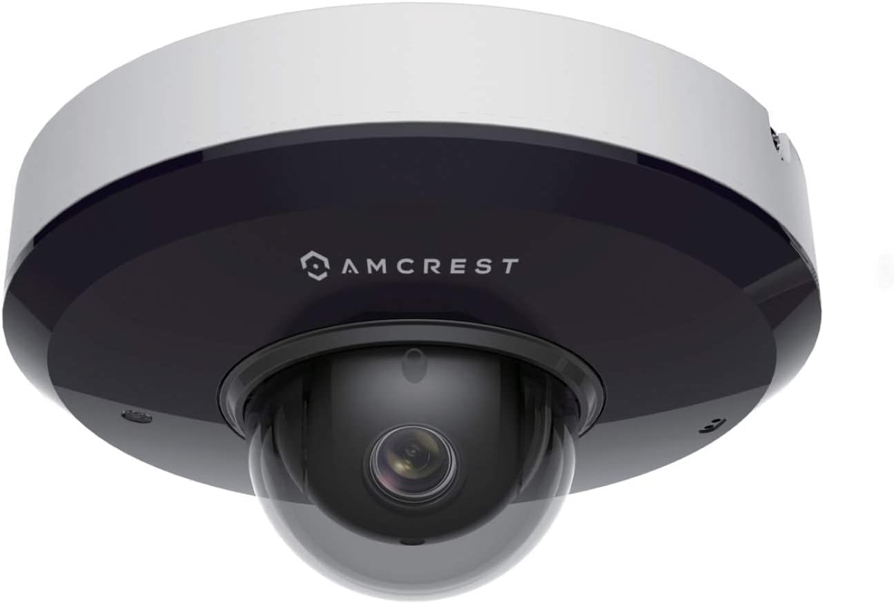 AMCREST PROHD 1080P PTZ CÁMARA AL AIRE LIBRE, CÁMARA IP POE DE 2 MP PARA EXTERIORES (ZOOM ÓPTICO 3X) IK08 A PRUEBA DE VANDALISMO, IP66 RESISTENTE A LA INTEMPERIE, VISIÓN NOCTURNA DE HASTA 49 PIES