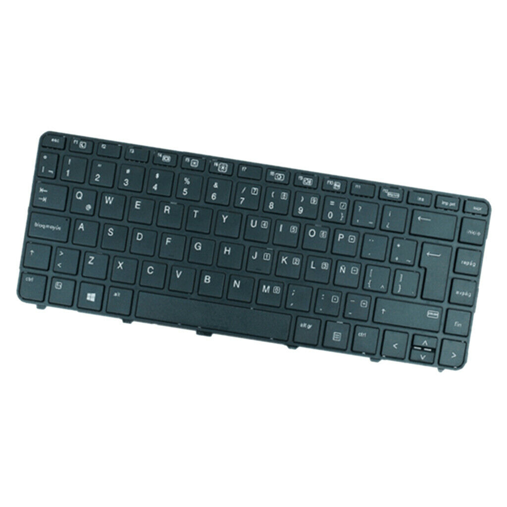 Teclado de diseÃ±o latino negro con marco para HP Probook 430 G3 440 G3 G4 445 G3