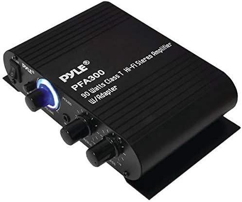 Pyle PFA300 90W 2 Canales De Audio Hi-fi Casa Altavoces Estéreo Amplificador Con Aux