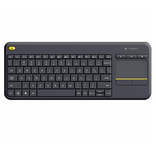 LOGITECH K400 PLUS WIRELESS TOUCH TV KEYBOARD WITH EASY MEDIA CONTROL AND BUILT-IN TOUCHPAD