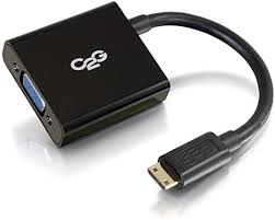 Adaptador conversor C2G/Cables To Go 41350 HDMI, macho a VGA hembra