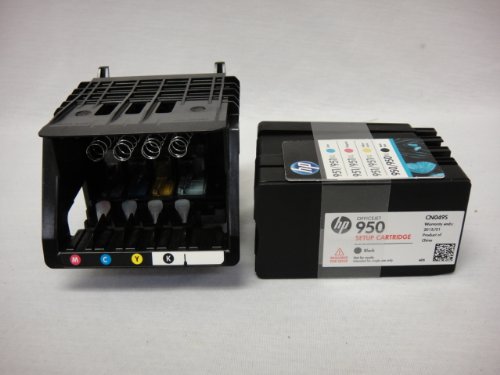 HP Officejet pro 8600 - Set up Cartridges - HP 950 951 genuine printhead