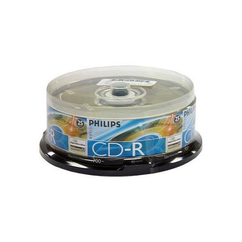 Philips CR/52X/LS/29-25 CD-R 52X 700mb/80min lightscribe spindle 25pk.