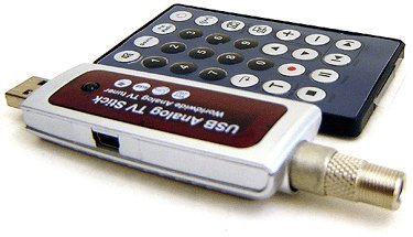SINTONIZADOR DE TV POR CABLE USB ANALOGICO UNIVERSAL CON ENTRADA RCA A/V + SOFTWARE DVR