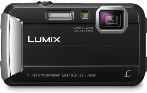 Panasonic Lumix DMC-TS25 Cámara digital resistente de 16,1 MP con zoom inteligente 8x (negro)
