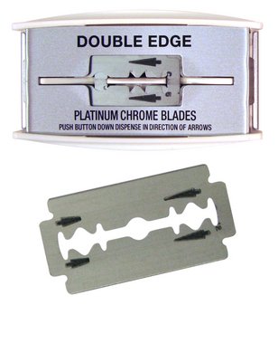 95-0912 - Cuchillas de doble borde personna cuchillas de doble borde cuchillas Accutec cuchillas - caja de 5.000