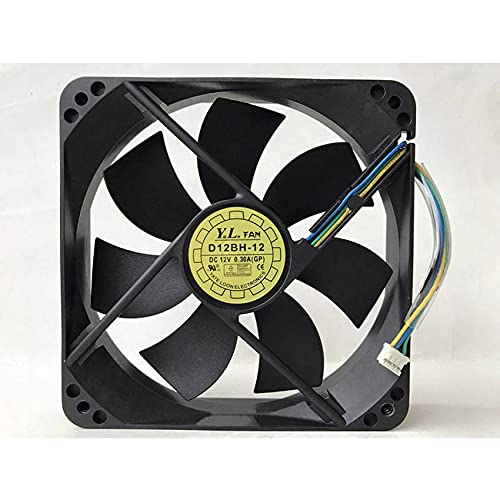 12025 D12BH-12 12V 0.30A 4line PWM cooling fan