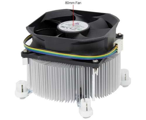 GLACIALTECH JT8025HS-PWM DC12V 0.28A 4-PIN ventilador de refrigeración