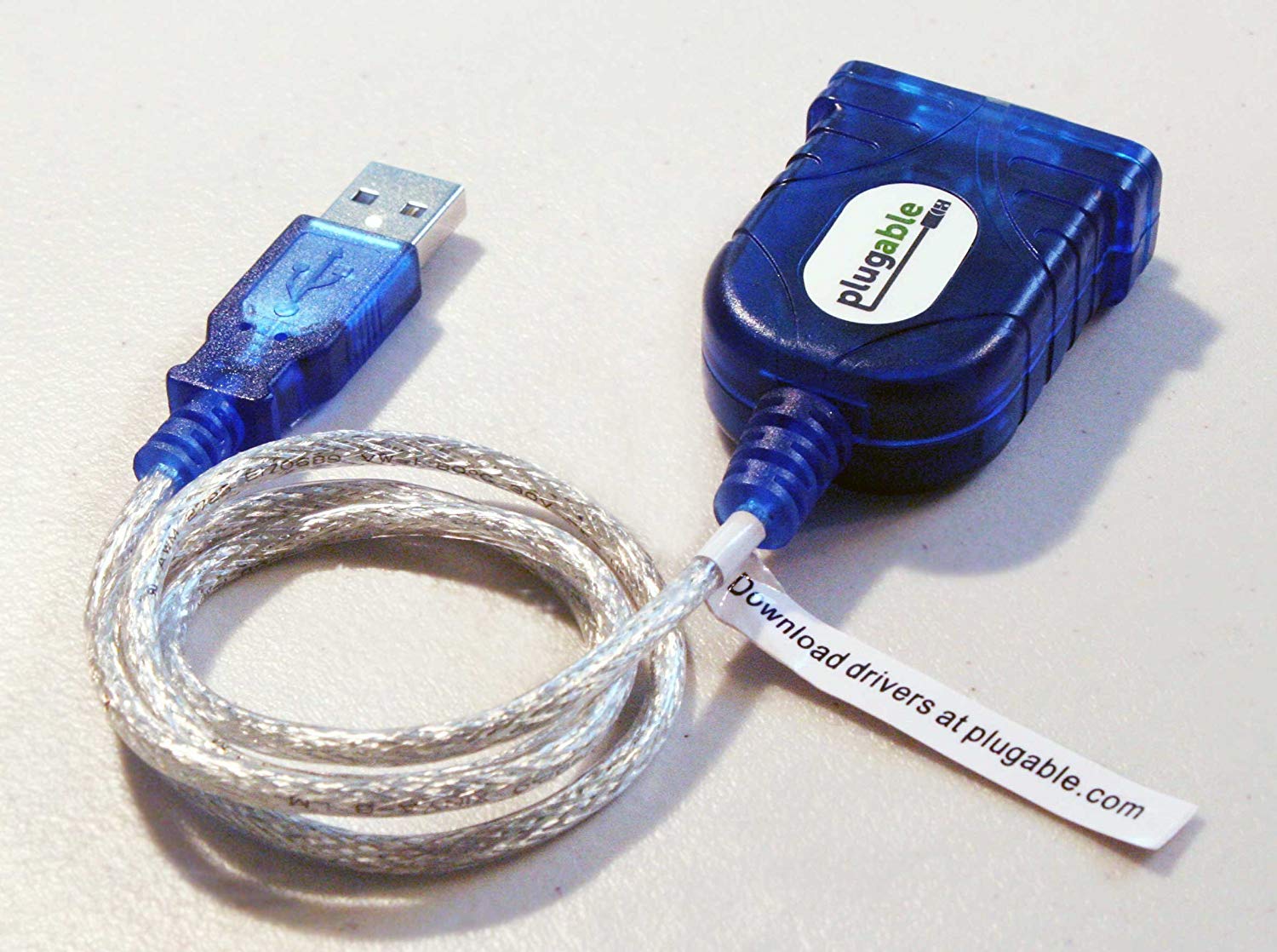 Adaptador serial USB a RS-232 DB9 enchufable