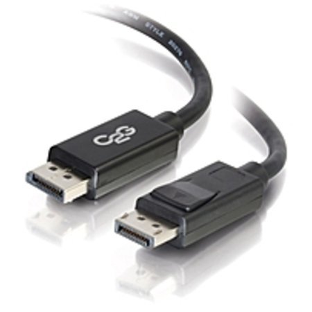 C2G 54401 Cable DisplayPort negro de 6 pies con pestillos M / M