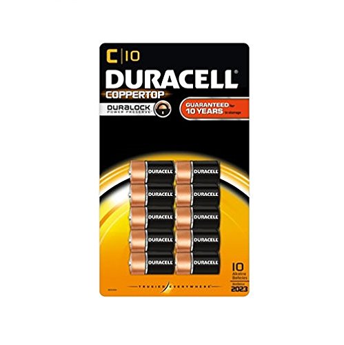 Bateria Duracell paquete con 10 tipo C