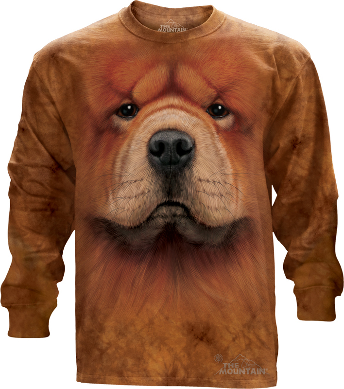 Chow Chow Face Long Sleeve Tee