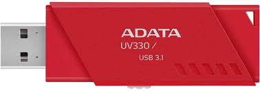 MEMORIA FLASH ADATA UV330 64 GB USB 3.1 ROJO (AUV330-64G-RRD)