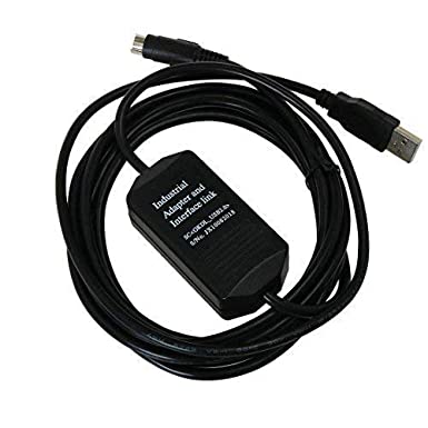 Reemplazo Allen Bradley Programación PLC Cable USB-1761-CBL-PM02 para Micrologix 1000 Series Round
